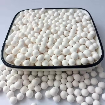 Sfere di allumina attivate in silice Dessicante Catalizzatore per il trattamento del fluoro Assorbente acqua
